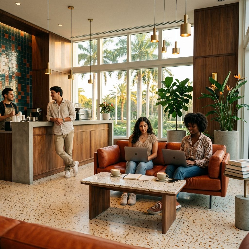 Resident café lounge